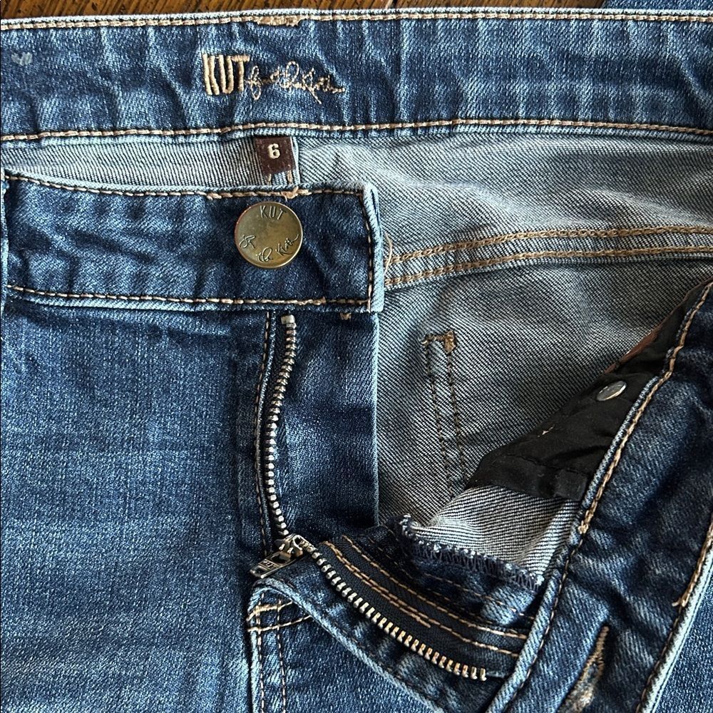 Kut from the Kloth Dark Wash Skinny Jeans Sz 6 - Picture 5 of 5